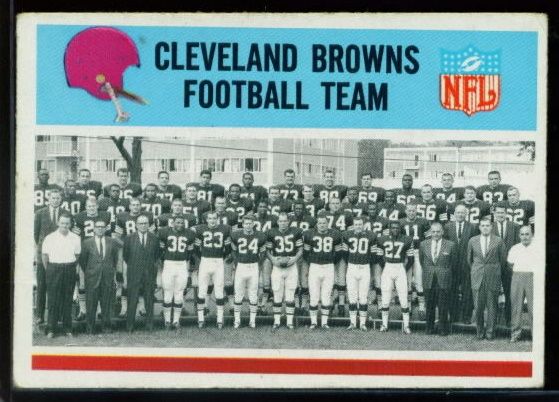 40 Browns Team Card